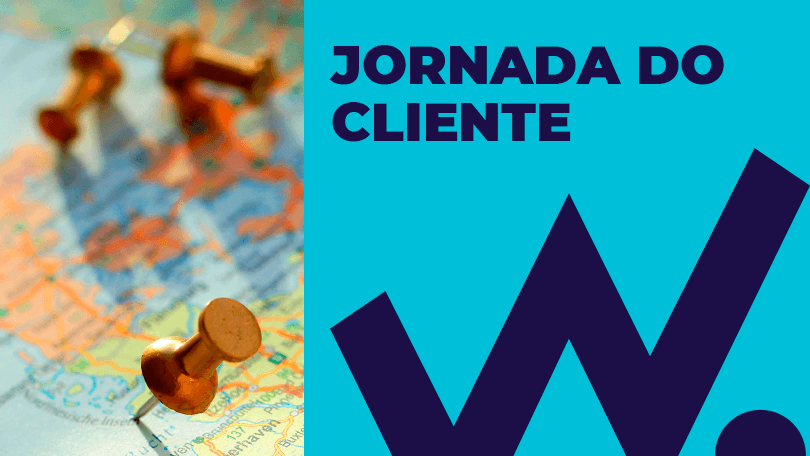 mapa que aponta os principais pontos da jornada do cliente