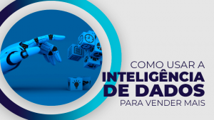 Mão de robô representando a inteligência de dados